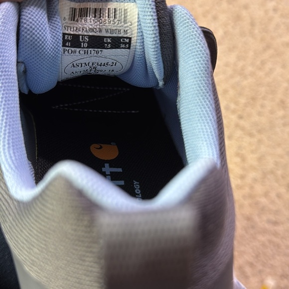 Carhartt blue/gray work sneakers size 10 medium NWT - Picture 6 of 7